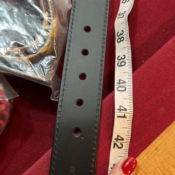 Camo leather tan brown Belt Size 38-42” removable buckle Mexico made country 40 - Picture 13 of 16